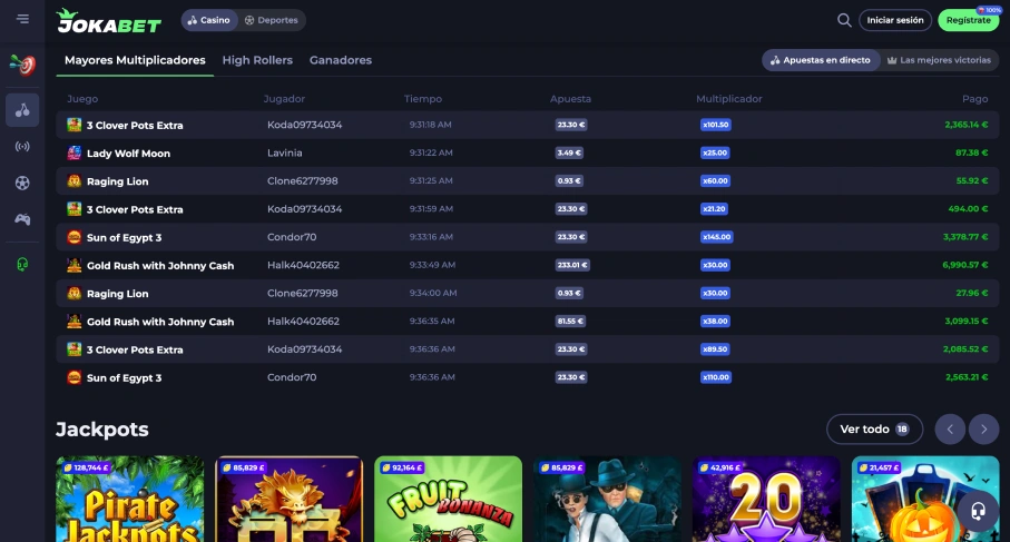 Jokabet Casino Online en España